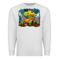 Cemetery With Ghost Cats Premium Sweatshirt | Teevron