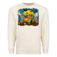 Sandshell Cemetery with Ghost Cats Premium Sweatshirt - texasbilliewilder