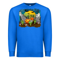 True Royal Cemetery with Ghost Cats Premium Sweatshirt - texasbilliewilder