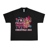 Black i'm freakin freezin christmas 2023 Urban Heavy Tee - NancyCooperArtShop