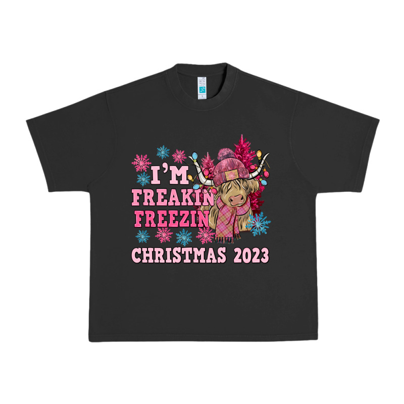 I'm Freakin Freezin Christmas 2023 Urban Heavy Tee by NancyCooperArtShop | Teevron
