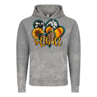 Cloud Rock softball hearts Vintage Hoodie - Jasminsmagicworld