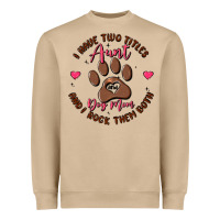 Mushroom i have two titles aunt and dog mom Heavyweight Sweatshirt - MaliasSmallBusiness