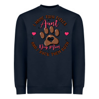 Navy i have two titles aunt and dog mom Heavyweight Sweatshirt - MaliasSmallBusiness