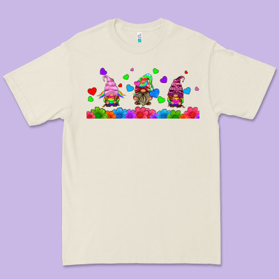 Lgbtq Gnome  Libbey Glass Premium Tee Designed By Hra Design Shop
