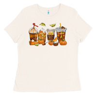 Bone Fall Coffee Cups Ladies Tee - texasbilliewilder