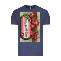 Western Red Roses Welcome Vintage Tee | Teevron