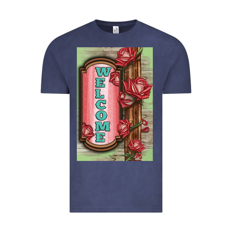 Western Red Roses Welcome Vintage Tee by LillyAllenDesigns | Teevron