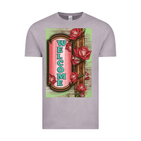 Vintage Zinc Western Red Roses Welcome Vintage Tee - LillyAllenDesigns