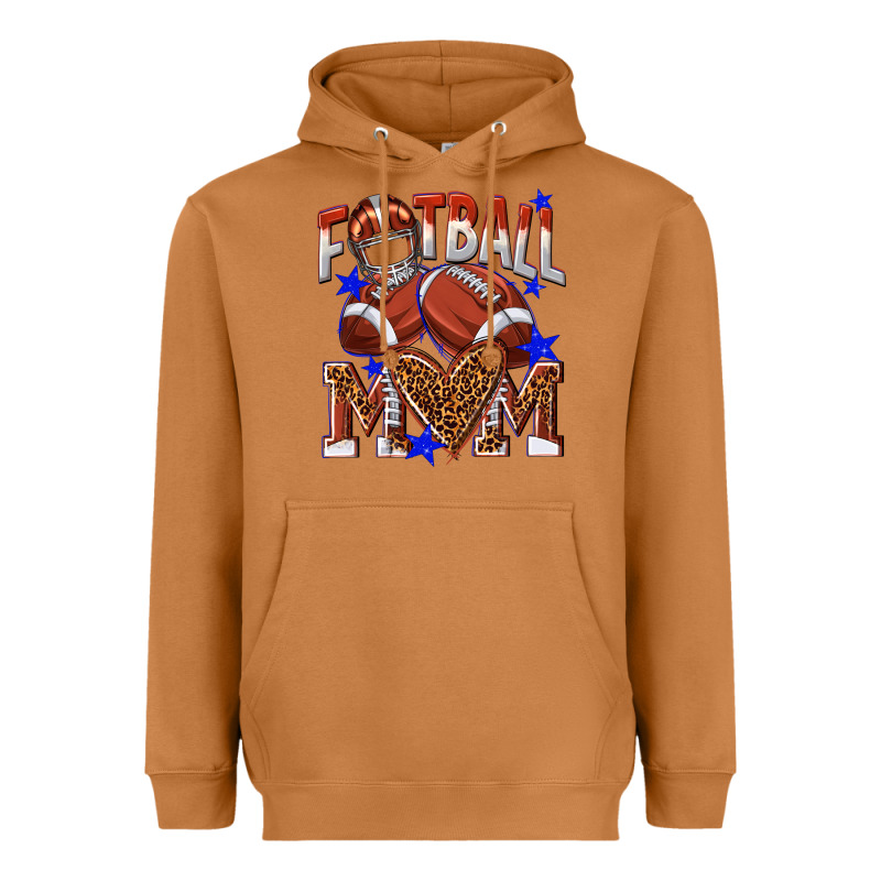 American Football Mom Heavyweight Hoodie by NancyCooperArtShop | Teevron