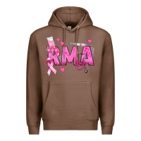Chestnut breast cancer rma registered medical assistant Premium Hoodie - texasbilliewilder
