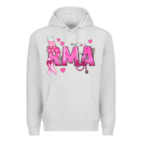Dove Grey breast cancer rma registered medical assistant Premium Hoodie - texasbilliewilder