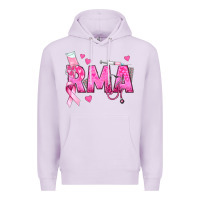 Lilac breast cancer rma registered medical assistant Premium Hoodie - texasbilliewilder