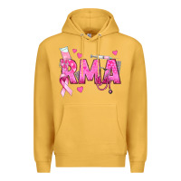 Mustard breast cancer rma registered medical assistant Premium Hoodie - texasbilliewilder