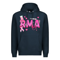 Navy breast cancer rma registered medical assistant Premium Hoodie - texasbilliewilder