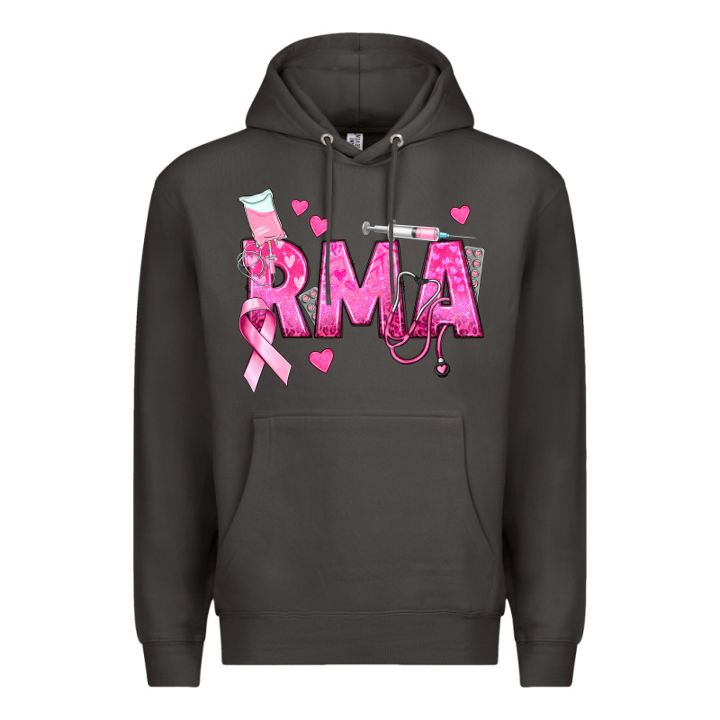 Breast Cancer Rma Registered Medical Assistant Premium Hoodie by texasbilliewilder | Teevron
