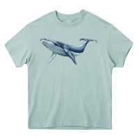 Arona humpback whale Heavy Core Tee - BarkalooDesign