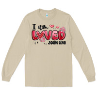 Mushroom i am loved john 3 16 Long Sleeve Tee - MaliasSmallBusiness