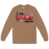 Toasted Coconut i am loved john 3 16 Long Sleeve Tee - MaliasSmallBusiness