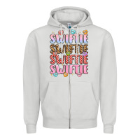 Dove Grey swiftie Zipper Hoodie - LillyAllenDesigns