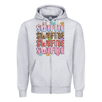 Heather Grey swiftie Zipper Hoodie - LillyAllenDesigns