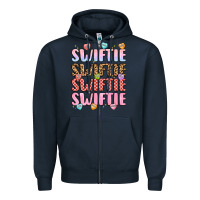 Navy swiftie Zipper Hoodie - LillyAllenDesigns