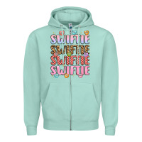 Seafoam swiftie Zipper Hoodie - LillyAllenDesigns