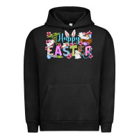 Pigment Black Happy Easter Nurse Urban Hoodie - OliviaCreatesArt