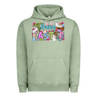Pigment Oil Green Happy Easter Nurse Urban Hoodie - OliviaCreatesArt