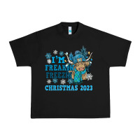 Black i'm freakin freezin christmas 2023 Urban Heavy Tee - NancyCooperArtShop