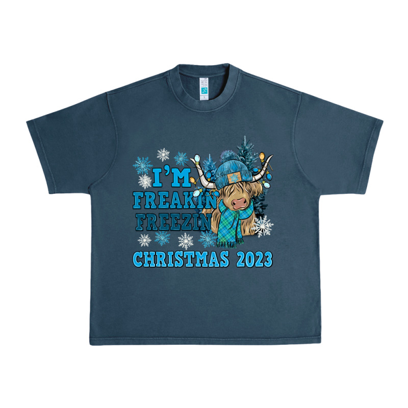 I'm Freakin Freezin Christmas 2023 Urban Heavy Tee by NancyCooperArtShop | Teevron