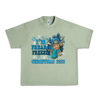 Oil Green i'm freakin freezin christmas 2023 Urban Heavy Tee - NancyCooperArtShop