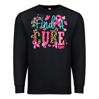 Black find a cure Premium Sweatshirt - NancyCooperArtShop