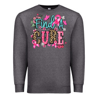 Charcoal Heather find a cure Premium Sweatshirt - NancyCooperArtShop