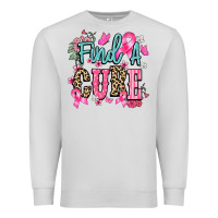 Dove Grey find a cure Premium Sweatshirt - NancyCooperArtShop