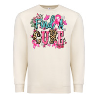 Sandshell find a cure Premium Sweatshirt - NancyCooperArtShop
