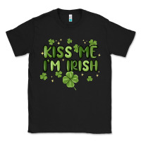 Black kiss me i'm irish Classic Tee - MaliasSmallBusiness