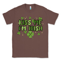 Chestnut kiss me i'm irish Classic Tee - MaliasSmallBusiness