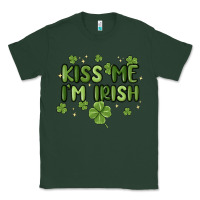 Sports Green kiss me i'm irish Classic Tee - MaliasSmallBusiness