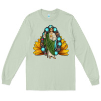 Matcha san judas gemstone sunflower Long Sleeve Tee - JahusDesignShop