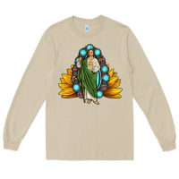 Mushroom san judas gemstone sunflower Long Sleeve Tee - JahusDesignShop