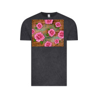 Vintage Black Western Pink Roses Vintage Tee - LillyAllenDesigns