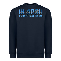 Navy in april we wear blue autism awareness Heavyweight Sweatshirt - MaliasSmallBusiness