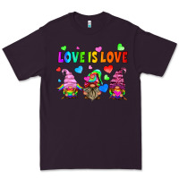 Plum lgbtq love is love gnomes Premium Tee - HRA Design Shop