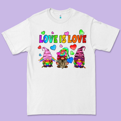 Lgbtq Love Is Love Gnomes Premium Tee Designed By Hra Design Shop