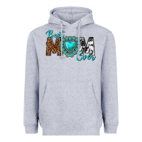 Heather Grey Best Mom Ever Heavyweight Hoodie - texasbilliewilder