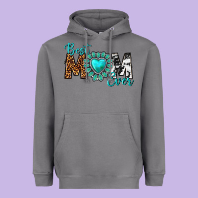 Best Mom Ever Heavyweight Hoodie Designed By Texasbilliewilder