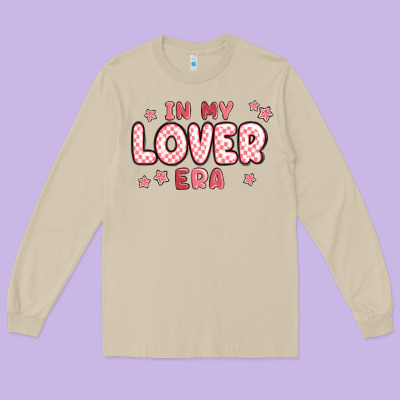 In My Lover Era Long Sleeve Tee Designed By Maliassmallbusiness