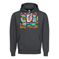 Smoke god is my refuge and strength Zipper Hoodie - LillyAllenDesigns