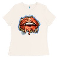 Basketball Lips Ladies Tee | Teevron